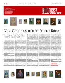 Nina Childress, miroirs à deux farces