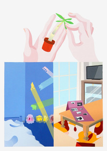 Babioles, projections, exposé féministe