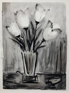 1036-Étude bouquet tulipe 2