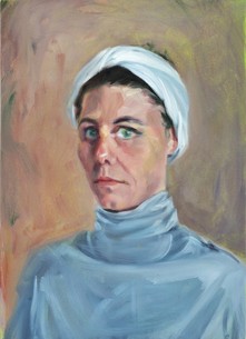 799 – Autoportrait avec le turban de Simone de Beauvoir