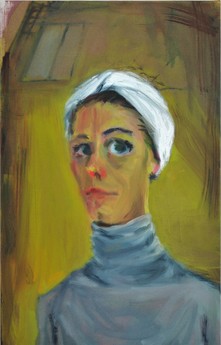 803 – Autoportrait avec le turban de Simone de Beauvoir d’après Francis Gruber