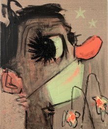 1069 – Autoportrait Clown phospho